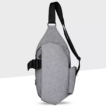 【Flightline】City Classic 城市系列 休閒輕便 大容量 斜背胸包-淺灰