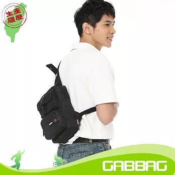 GABBAG 幕田斜背包GB11102-01-黑色