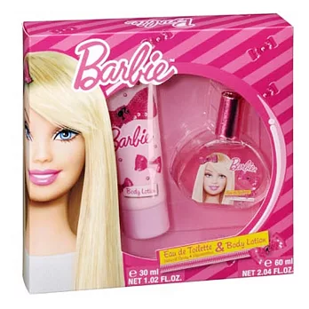 Barbie 時尚芭比 淡香水禮盒 (5404)-淡香水30ml/身體乳60ml