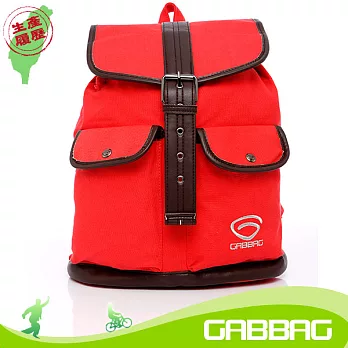 GABBAG 森布抽繩後背包GB14103-16-橘紅色