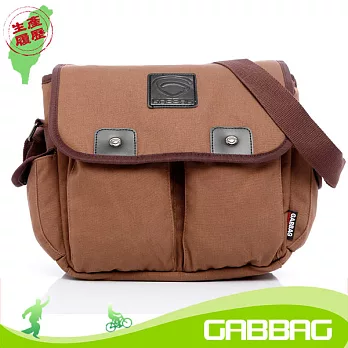 GABBAG 倉敷防護側背包GB14105-76-咖啡色