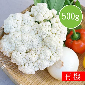 【陽光市集】花蓮好物-有機花椰菜(500g)