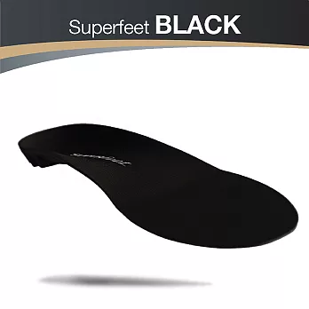 【美國SUPERfeet】健康超級鞋墊-黑色B