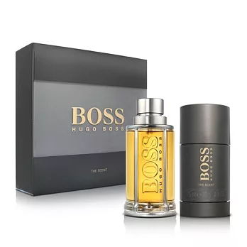BOSS 紳士男性淡香水禮盒(淡香水50ml+體香膏75ml)