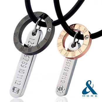 【&MORE】愛迪莫鈦鍺-MAGIC項鍊『戀愛魔數』對鍊50+50cm