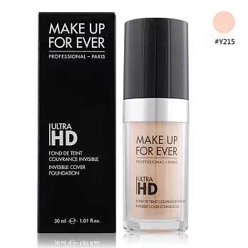 MAKE UP FOR EVER ULTRA HD超進化無瑕粉底液#Y215(30ml)