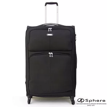 【Sphere斯費爾】24吋360°輕量加寬行李箱(黑色)24吋