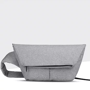 【Flightline】City Classic 城市系列 單肩運動 斜背時尚郵差包 騎行包-淺灰