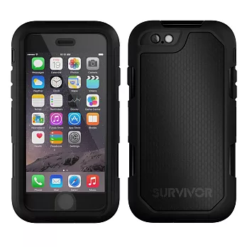 Griffin Survivor Summit iPhone 6/6S 超強韌保護套組-黑/黑