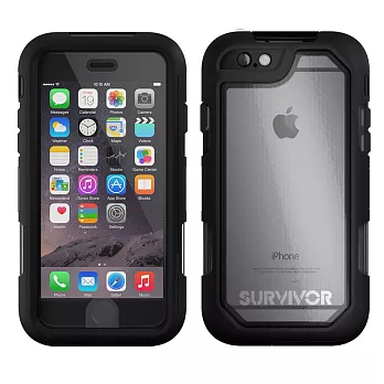 Griffin Survivor Summit iPhone 6/6S 超強韌保護套組-透明/黑