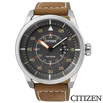 CITIZEN星辰 光動能軍事運動風格男性腕錶 AW1360-12H