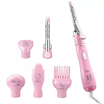 歌林 X Hello Kitty聯名款 多功能美髮組(五件組)KHR-MN154