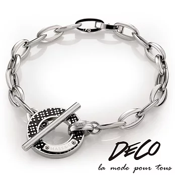 DECO X MASSA-G【Star Signs】黑鈦夜空 白鋼手鍊S