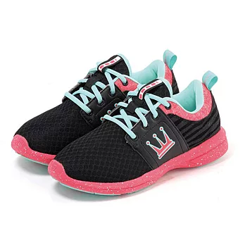 【DADA】A-TRAIN 跑酷網布輕量慢跑鞋-女(黑-1152379005)6黑