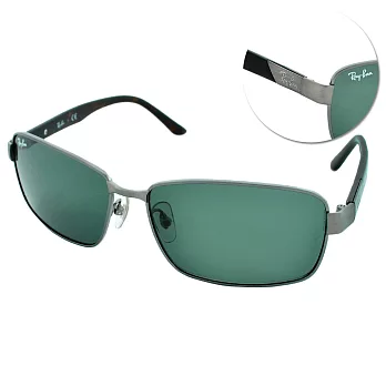 【Ray Ban】太陽眼鏡 個性魅力款(銀灰/琥珀-墨綠#RB-8053D-050/71)