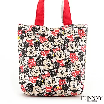 FUNNNY 日本同步手袋系列 手繪版米奇米妮