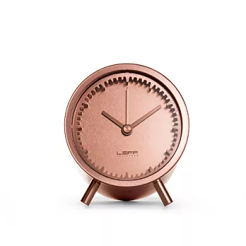 Tube 齒輪之時─桌鐘(紅銅)