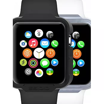 TETRA S 保護框 for Apple Watch (38mm)黑/透明