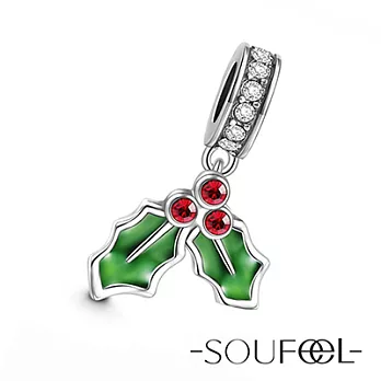 【SOUFEEL charms】《聖誕葉》吊飾