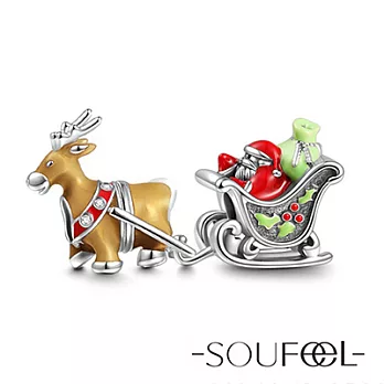 【SOUFEEL charms】《聖誕老人來了》串珠