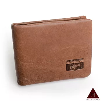 【H-CT】簡約款扣式三折零錢袋真皮短夾(PO-SE033-169S-Z)