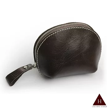 【H-CT】純手工半圓立體真皮零錢包(ZD-X504啡-Z)