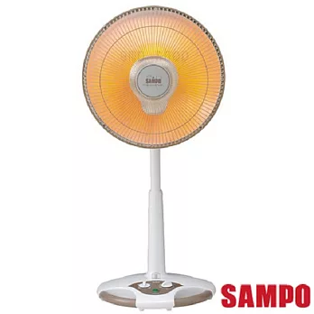 【聲寶SAMPO】 14吋風扇型鹵素電暖器 HX-FD14F