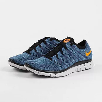 【GT Company】Nike FREE FLYKNIT NSW 編織跑步訓練鞋男段8藍