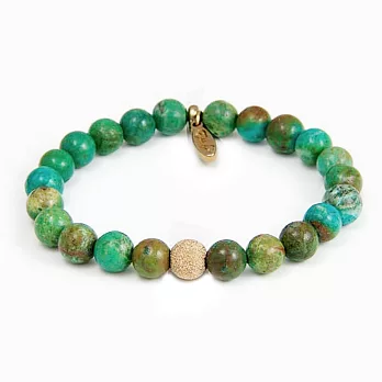 Ettika 美國品牌 土耳其藍玉石 開運金紗球 彈性伸縮手鍊