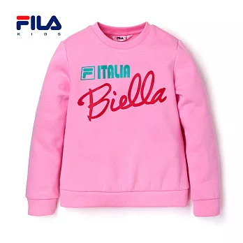 【FILA】義大利Biella鎮印花上衣(玫瑰)160以上玫瑰