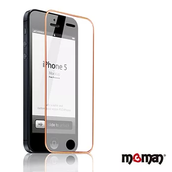 MgMAN iPhone5/5s/5c-9H 濺鍍玻璃保護貼玫瑰金