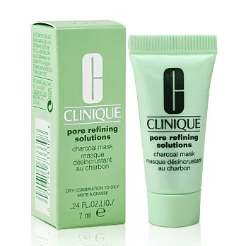 CLINIQUE 倩碧 毛孔飛縮竹炭面膜 7ml