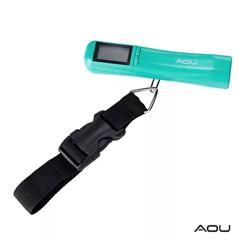AOU 多功能日本YKK扣具行李秤 (湖水藍) 66-027