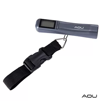 AOU 多功能日本YKK扣具行李秤 (時尚灰) 66-027