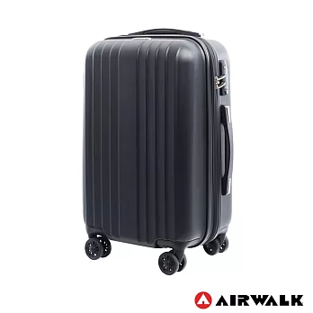 AIRWALK LUGGAGE - 0&1的電子世界 科技網紋旅行箱 20吋20吋蟲洞黑