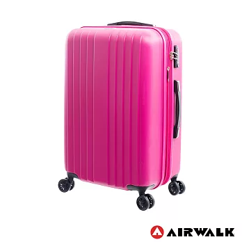 AIRWALK LUGGAGE - 0&1的電子世界 科技網紋旅行箱 24吋 - 科幻桃