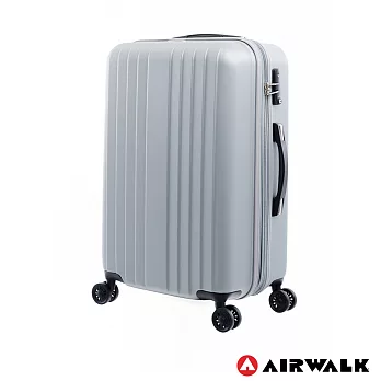 AIRWALK LUGGAGE - 0&1的電子世界 科技網紋旅行箱 24吋 - 銀河銀