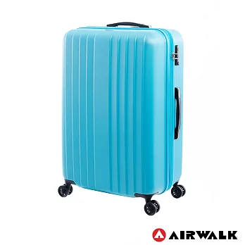 AIRWALK LUGGAGE - 0&1的電子世界 科技網紋旅行箱 28吋 - 世紀藍