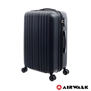 AIRWALK LUGGAGE - 0&1的電子世界 科技網紋旅行箱 28吋 - 蟲洞黑