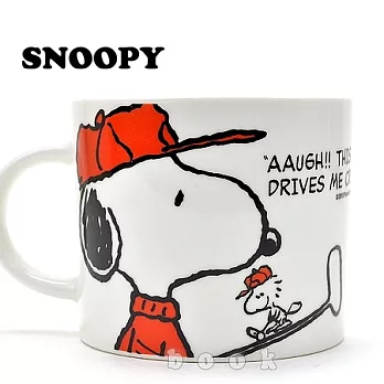 【高爾夫Snoopy】陶瓷馬克湯杯