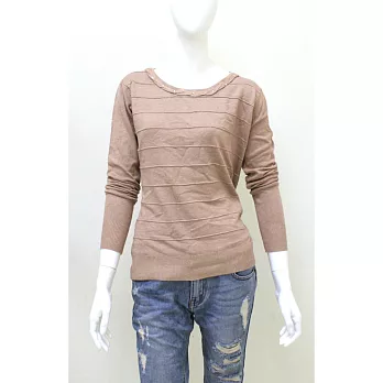 【UH】fantasy - 典雅百搭針織上衣(兩色可選)FREE - 芋色