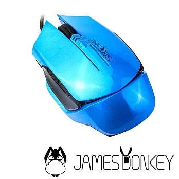 JAMES DONKEY賤驢 112S光學電競滑鼠-藍