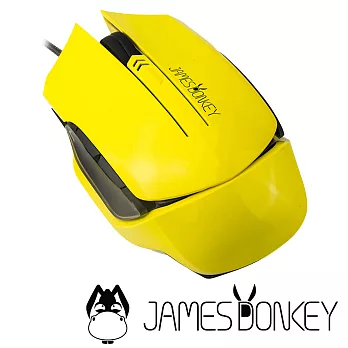 JAMES DONKEY賤驢 112S光學電競滑鼠-黃