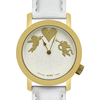 【AKTEO】法國設計腕錶 LIFE 小天使LOVE系列 (34mm)