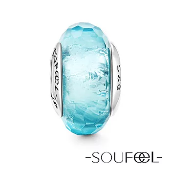 【SOUFEEL charms】《海藍冰晶》串珠