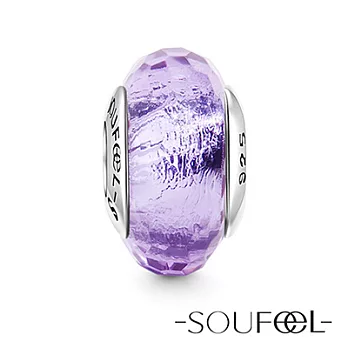 【SOUFEEL charms】《紫色冰晶》串珠