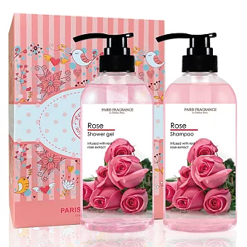 巴黎香氛-花漾玫瑰香氛沐浴禮盒