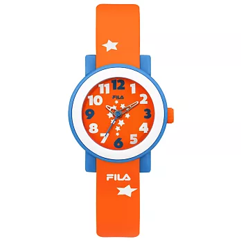 FILA 星系寶貝指針兒童錶-橘