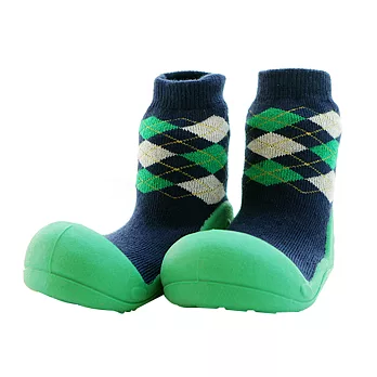 Attipas襪型學步鞋[真品平輸]L藍綠菱格