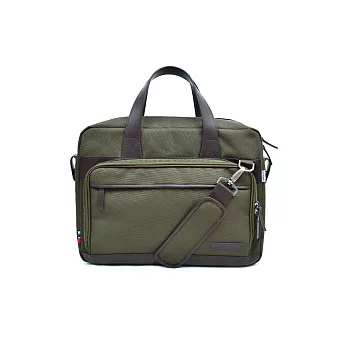 【Dogyball】Carry U 都會簡約時尚特務級手提包款 墨綠色